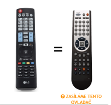 LG AKB74455401 náhradní dálkový ovladač jiného vzhledu