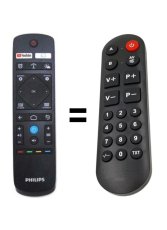 Philips 43HFL5014 náhradný diaľkový ovládač pre seniorov.