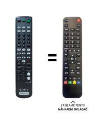Sony RM-U303 pro STR-DE335 náhradný diaľkový ovládač iného vzhľadu.
