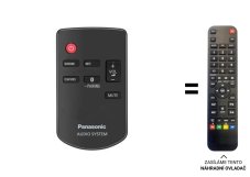 Panasonic N2QAYC000102, SC-HTB8 náhradní dálkový ovladač jiného vzhledu