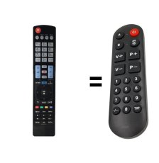 LG AKB74455403 náhradní dálkový ovladač pro seniory