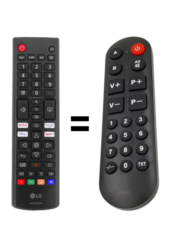 LG AKB76037605 náhradní dálkový ovladač 32LM6370PLA