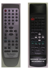 Panasonic EUR7702050  náhradný diaľkový ovládač s rovnakým popisom