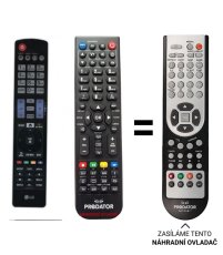 LG AKB74455401 náhradní dálkový ovladač jiného vzhledu