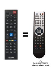 Humax NANO T2 náhradní dálkový ovladač jiného vzhledu