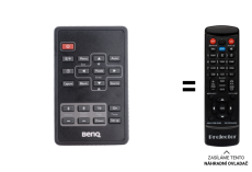 Benq náhradní dálkový ovladač jiného vzhledu pro projektory MP, MS, MW, MX, GP, CP série