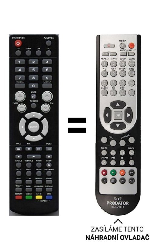 LCD technique 22-541 Replacement Remote Control.