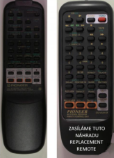 Pioneer VSX-405 RDS MKII náhradní dálkový ovladač stejného vzhledu