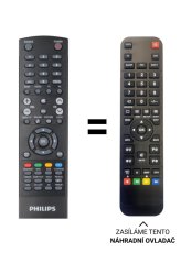 Philips 231T1SB/00, 231T1SB/62, 221T1SB1  náhradný diaľkový ovládač iného vzhľadu