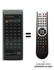 Pioneer Cu-PD070, PWW1093  replacement remote control