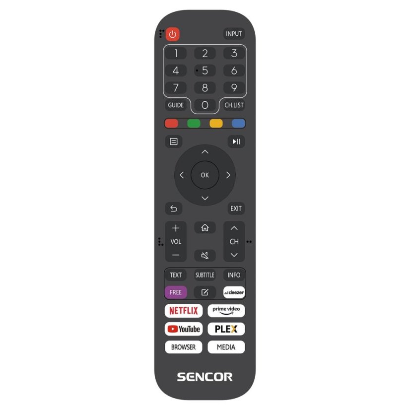 Sencor SLE32S700TCS originální dálkový ovladač SLE 32S700TCS