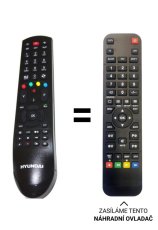 Gogen TVH32164, TVF40248WEB náhradní dálkový ovladač jiného vzhledu
