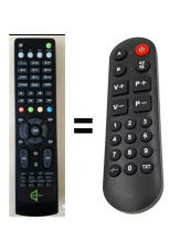 Humax IR HD5100s, HDCI 5000 náhradní dálkový ovladač pro seniory