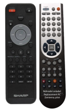 SHARP replacement remote control for XL-B515BK