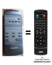 Technics RAK-RS305W náhradní dálkový ovladač jiného vzhledu