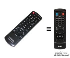 Panasonic N2QAYB000639 náhradní dálkový ovladač jiného vzhledu.