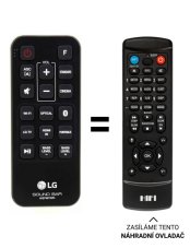 LG AKB74815351, SH6 replacement remote control of a different look