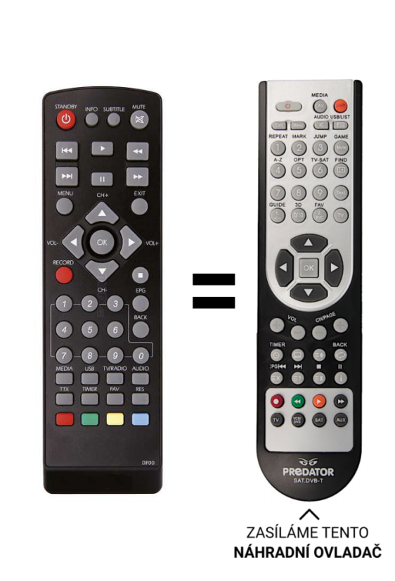 TESLA DUPLEX T2 DBTTEH0211 REPLUCEMENT Remote Control