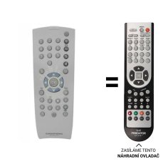 Grundig TP81D náhradní dálkový ovladač jiného vzhledu