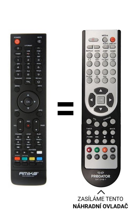 Amiko Impulse Replacement Remote Control