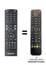 Philips 231T1SB/00, 231T1SB/62, 221T1SB1  náhradný diaľkový ovládač iného vzhľadu