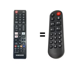 Samsung QE43Q67T náhradní dálkový ovladač pro seniory.