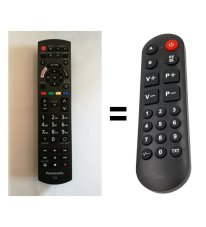 Panasonic TX-65EX603E náhradní dálkový ovladač pro seniory