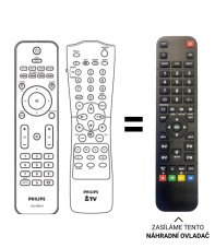 Philips RC2573 RR2573 náhradný diaľkový ovládač iného vzhľadu.