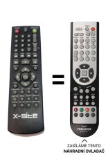 X-site XS-8100 náhradní dálkový ovladač jiného vzhledu