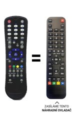 Gogen TVL22800UMP2 náhradný diaľkový ovládač iného vzhľadu.