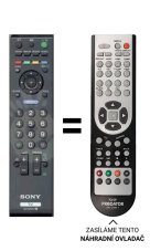 Sony KDL-32P3550 Náhradné diaľkové ovládanie iného vzhľadu