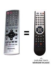 Panasonic N2QAJB00000089, N2QAJB000090 náhradný diaľkový ovládač iného vzhľadu