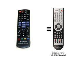 Panasonic N2QAYB000876 náhradní dálkový ovladač jiného vzhledu