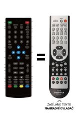 VIVAX DVB-T2 153, DVB-T2 181 Replacement Remote Control