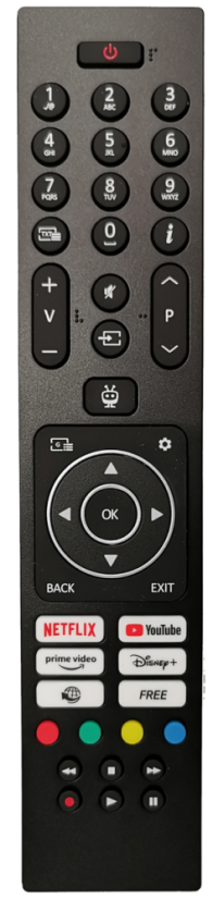 JVC RM-C3611 Pôvodné diaľkové ovládanie