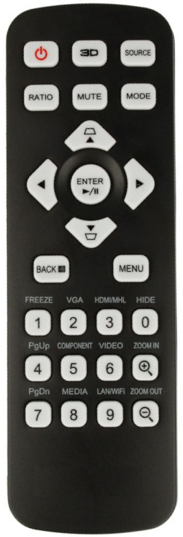 Acer MCJPQ11003 replacement remote control for projectors T-2501
