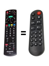 Panasonic N2QAYB000328 náhradní dálkový ovladač pro seniory