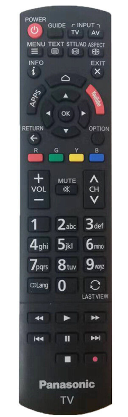 Originální dálkový ovladač Panasonic RC1008