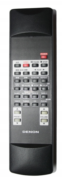 Denon RC-812, RC-174 replacement remote control with same description