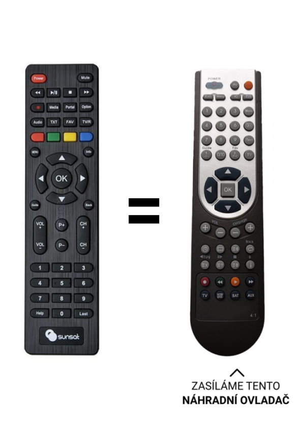SUNSAT S400HDI Replacement Remote Control