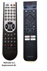 Philips 996592404314 replacement remote control with a different look