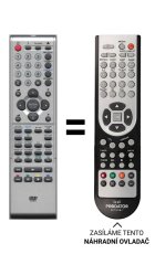 Orion 19PL145DVD, TV19PL120DVD, 22PL156DVD náhradní dálkový ovladač jiného vzhledu