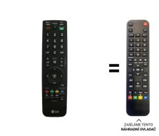 LG AKB69680403 replacement remote control of a different appearance