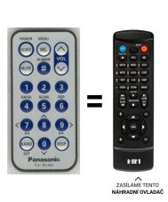 Panasonic YEFX9992663 náhradní dálkový ovladač jiného vzhledu