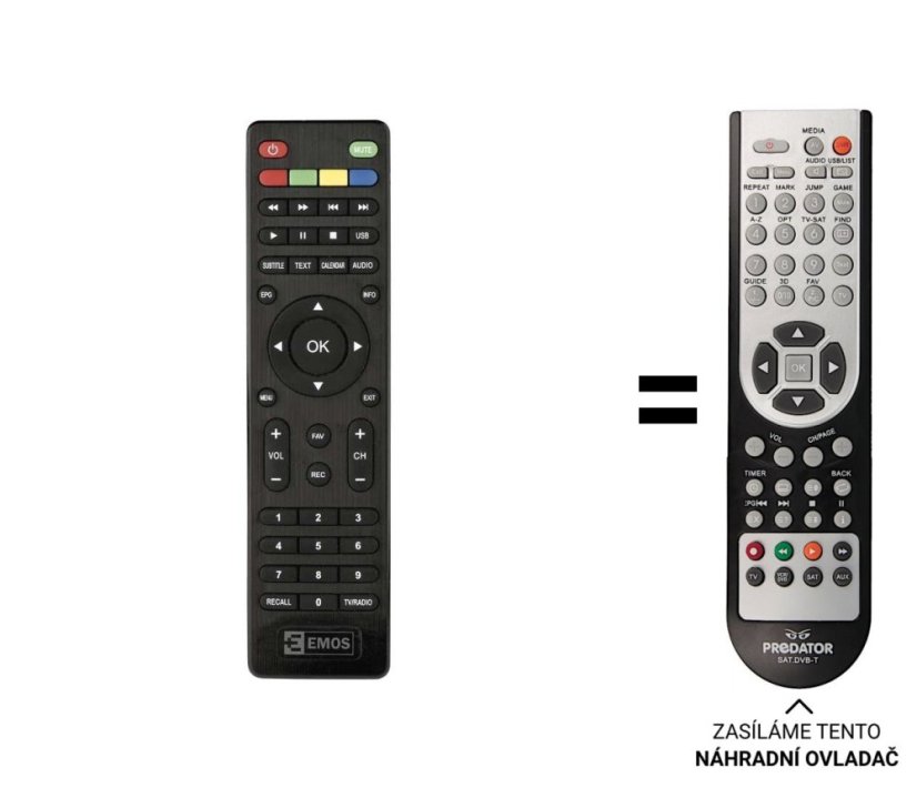 EMOS EM170HD Replacement Remote Control
