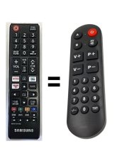 Samsung UE32T5372 náhradní dálkový ovladač pro seniory