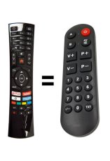 Finlux TV24FHE5760 náhradný diaľkový ovládač pre seniorov
