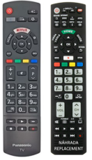 Panasonic RC42128M náhradní dálkový ovladač jiného vzhledu