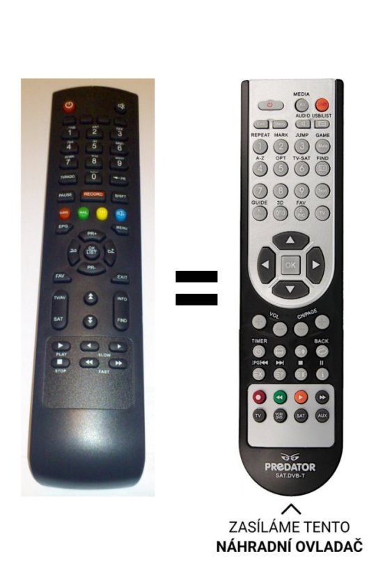 Evolve HD DVB-T BlueStar 5065 PVR Replacement Remote Control