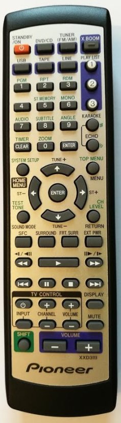 Pioneer XXD3111 Originálne diaľkové ovládanie